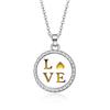 In-Stock Aromatherapy Hollow Diamond Pendant Necklace
