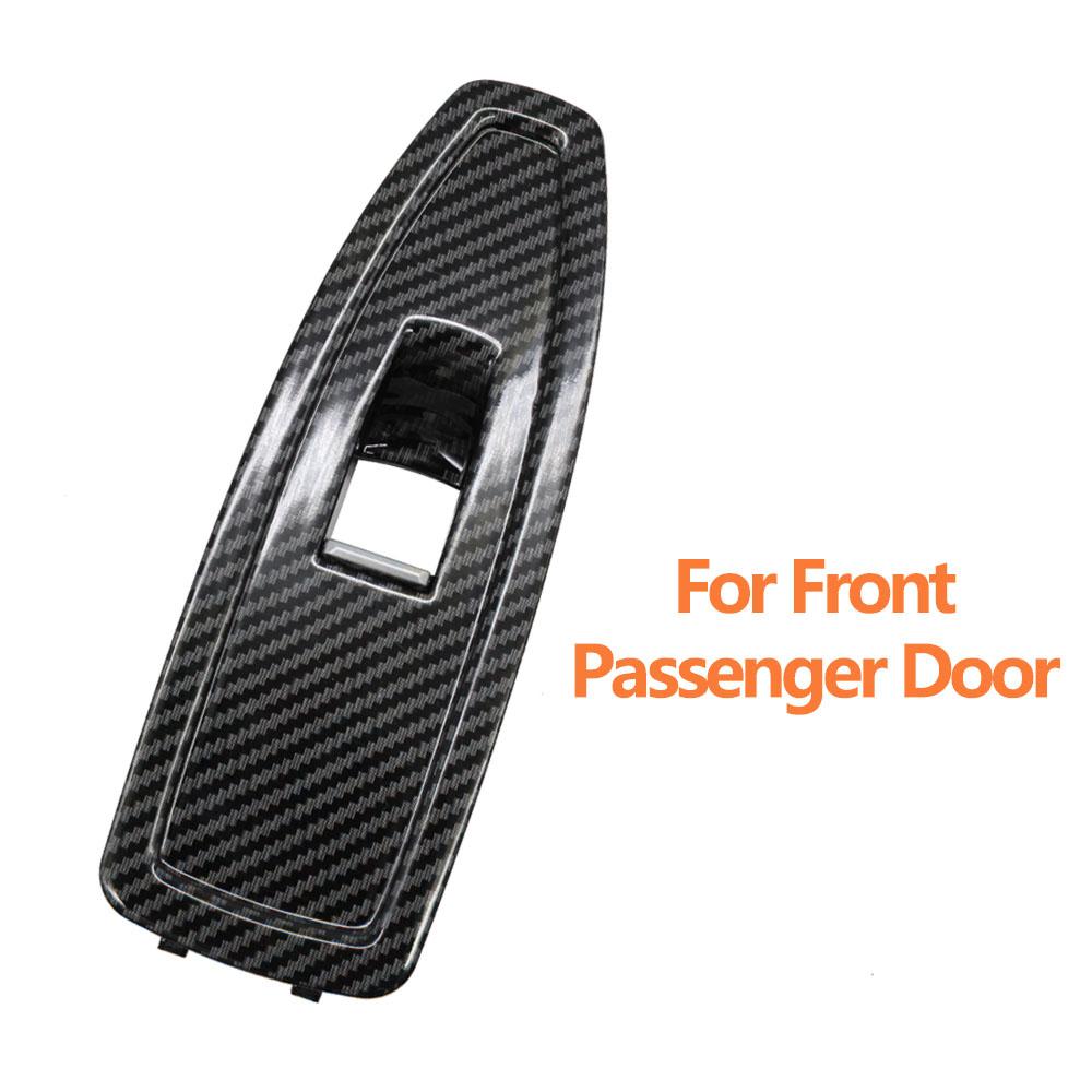 Interior Door Carbon Fiber Window Regulator Switch Panel Trim Cover Replacement For BMW 1 3 4 Series F20 F30 F31 F34 F35 F36