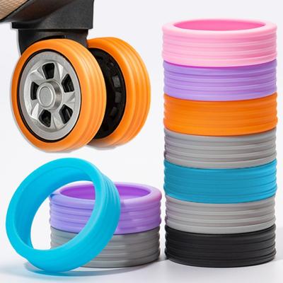 Chránič koleček na zavazadla Silikonová kolečka Pouzdro na kolečka na boty Snížení hluku Pouzdro na tiché kolečko Příslušenství ke kufru