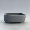 Yousheng Rounded Line Plant Container, Oval Shape Indoor Green Plant Pot, Multi-Purpose Flower Pot for Small Foliage Plants Home Decor