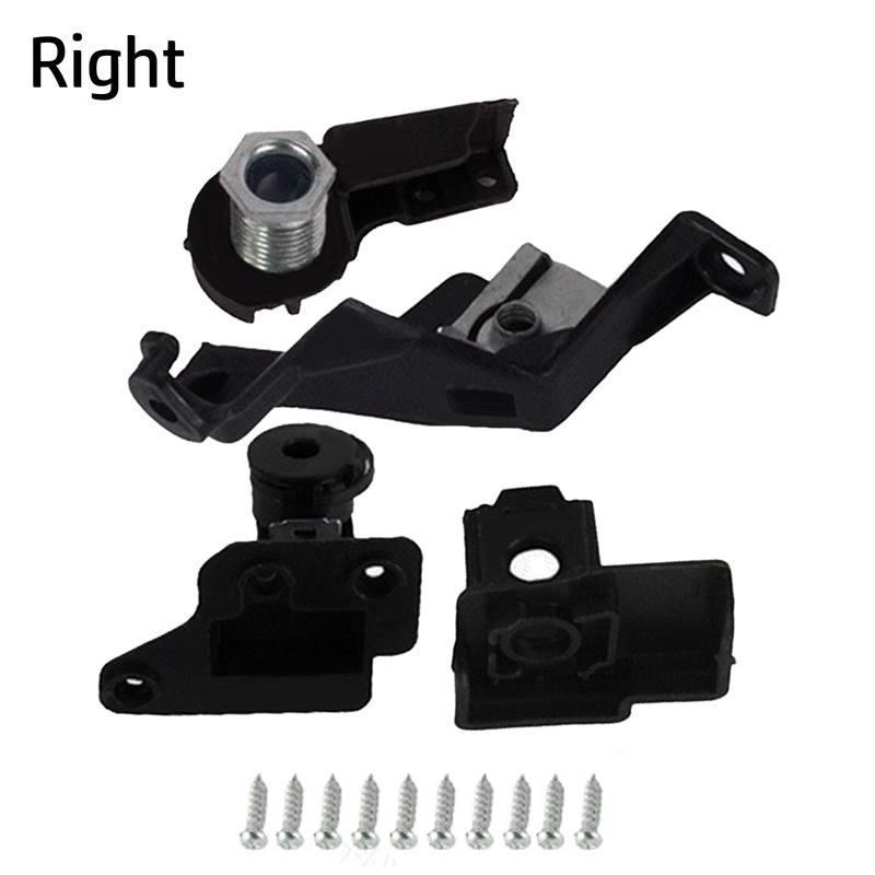 Car Repair Replacement Bumper Headlight Bracket Direct Replacement Headlight Part Accessory 1set Included Auto Accessory