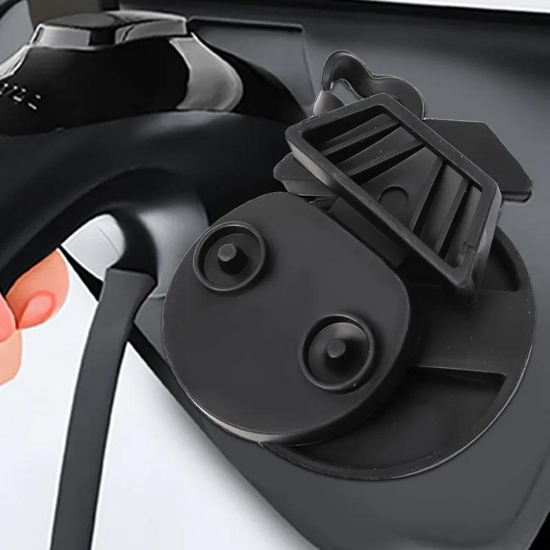 Port de încărcare pentru mașină Husă de protecție pentru Tesla Model 3/Y Port de încărcare Husă rezistentă la apă și praf Accesorii de protecție pentru încărcare