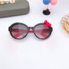 2025 Candy Color Cute Baby Trendy Fashion Round Frame Outdoor Sunshade Sunglasses New Bowknot