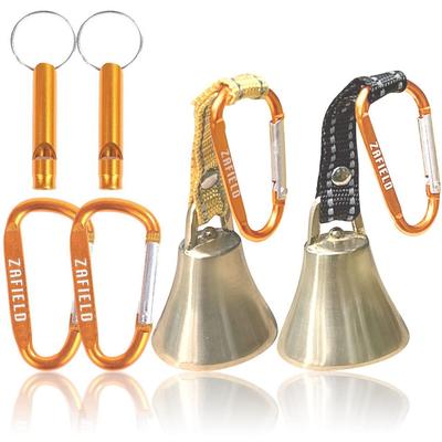 Bear Bell with Silence Function Bear Prevention Bell by Professional of Brass with a Beautiful Sound That Resonates Far Loud Volume Mountain Picking