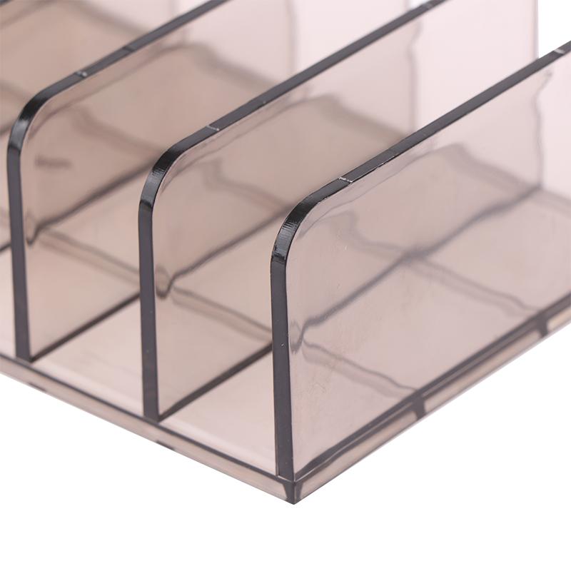 Far Paleti Düzenleyici Şeffaf Göz Farı Saklama Tepsisi Kozmetik Rafı Makyaj Malzemeleri Bölmeli Tutucu Kadın Kız İçin