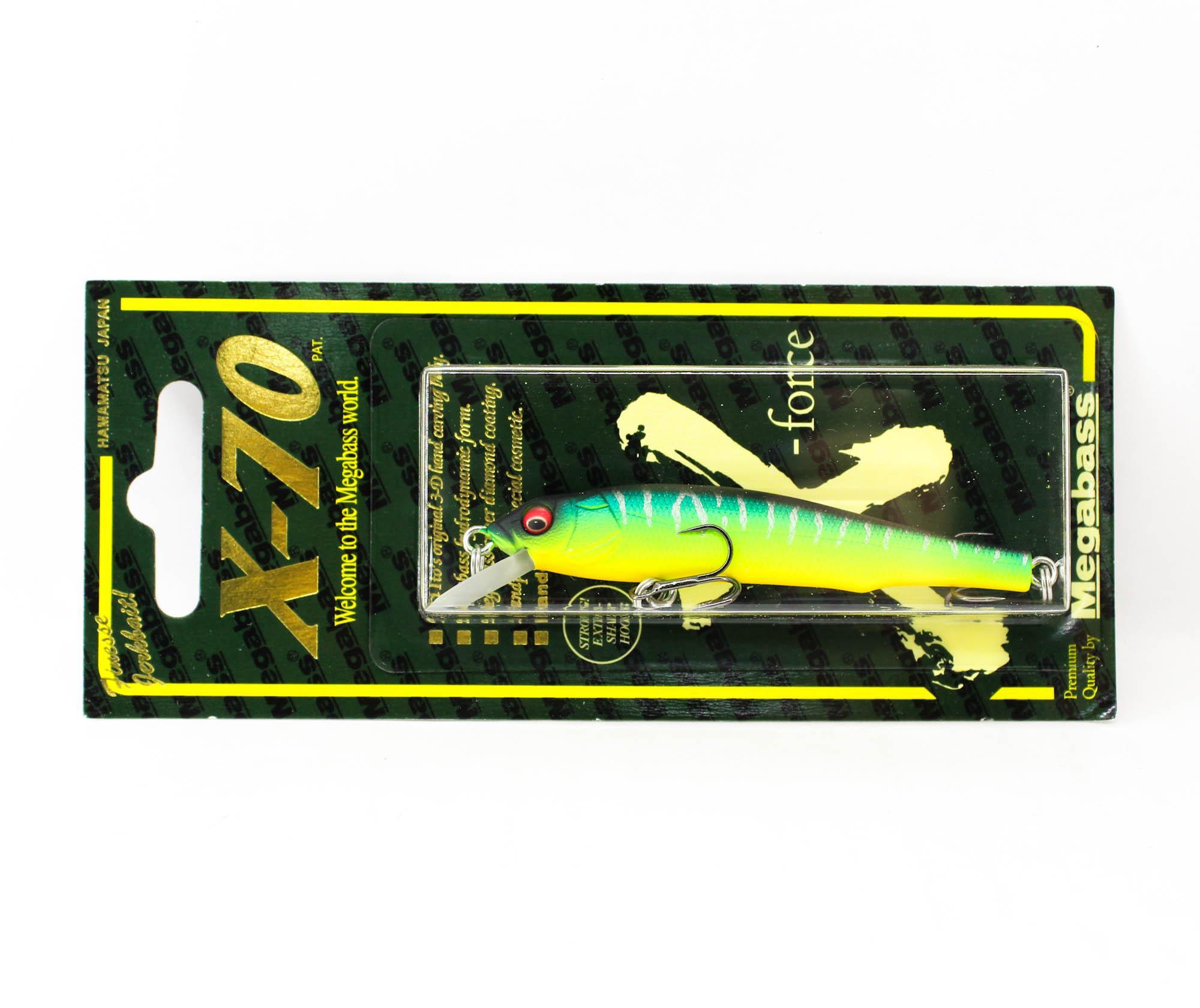 Megabass X-70 Suspend Minnow Lure Mat Tiger (7116)