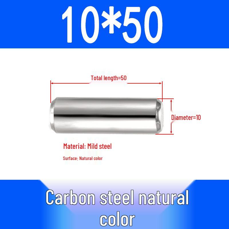 GB119 Iron Cylindrical Positioning Pin - Solid Pin Shaft M3M4M5M6M8M10M12