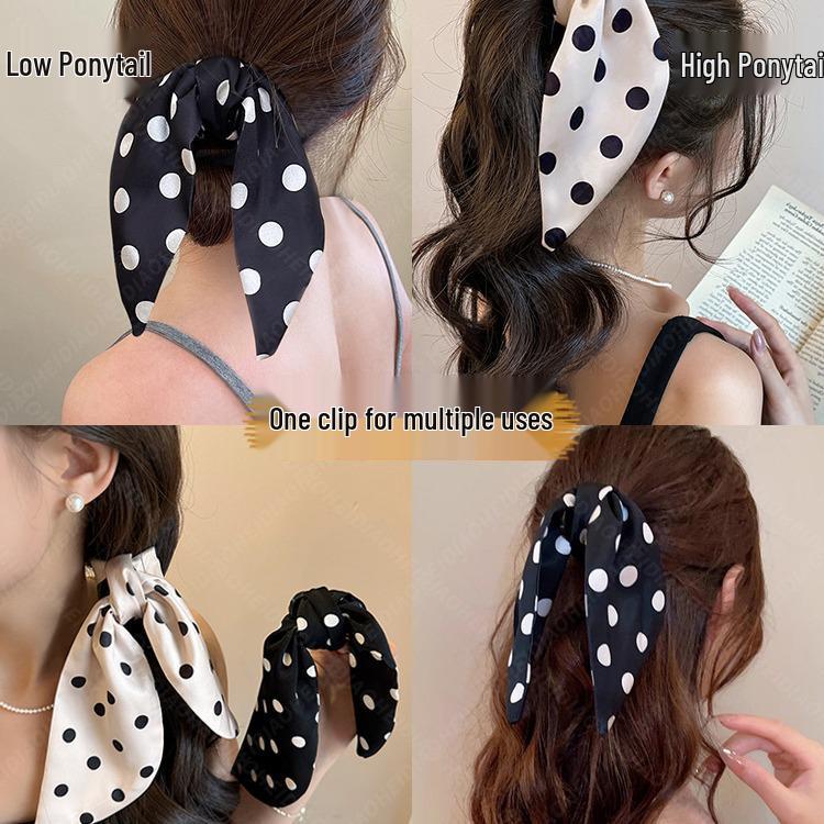 Liu Yifei Rose-Themed Bow Claw Clip for Women 2024