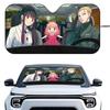 S-Spy X Family Anime Car SunShade Windshield Foldable Three-layer Insulation Sunshade By Suction Cup Blocks UV Rays Sun