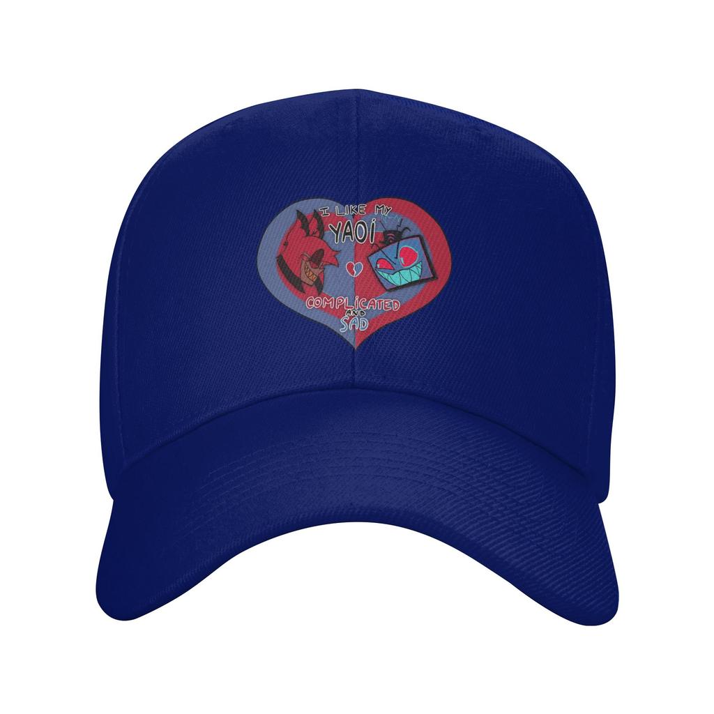 Valentines Alastor and Vox radiostatic Baseball Caps Unisex Sport Sun Caps Hats Adjustable Polyester Fishing Hat Summer Hat