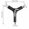 2 Stück Stahl Skate Wrench Fünf Funktionen Longboard Wrench Langlebiger Skateboard Wrench Für Longboard