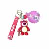 Minnie Lotso Strawberry Bear Key Chain Exquisite Cartoon Doll Figure Cute Anime Schoolbag Pendant Decoration Small Gift