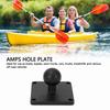Rubber Ball Mount Base 1 Inch AMPS Plate Durable Ball Mount Adapter Plate  for Cars