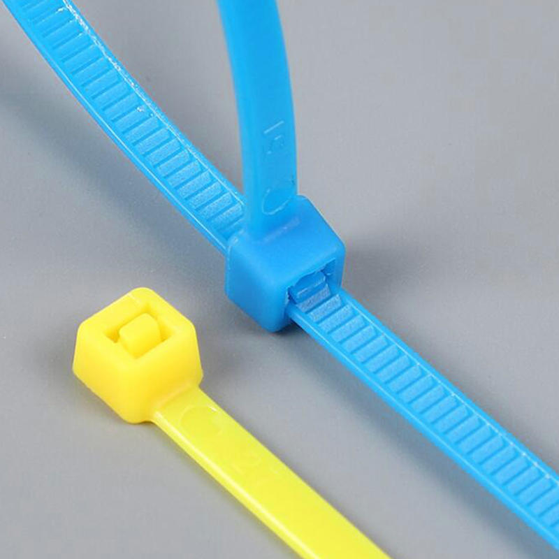 100 Stück Kunststoff Wiederverwendbare Kabelbinder Nylon Mai Wickelgurte Krawatten Slipknot Lockerer Slipknot Recyceln Organizer Abnehmbar