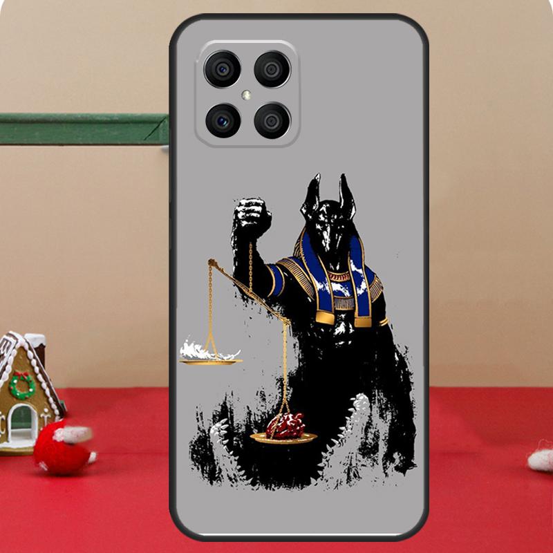 Egypt Nefertiti Anubis Ankh Case For Honor Magic 8 7 6 Pro Honor 200 400 70 90 Lite X8c X8b X9a X9b X9c X9d Win RT Coque