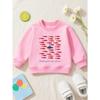 Kids Sweatshirt Create Your Own Waves New Crewneck Sweatshirt, Casual Long-Sleeve Pullover with Slightly Stretchy Fabric, for Autumn And Winter