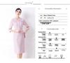 Elegant Spring Pink Beaded Dress - Faux Two-Piece Style