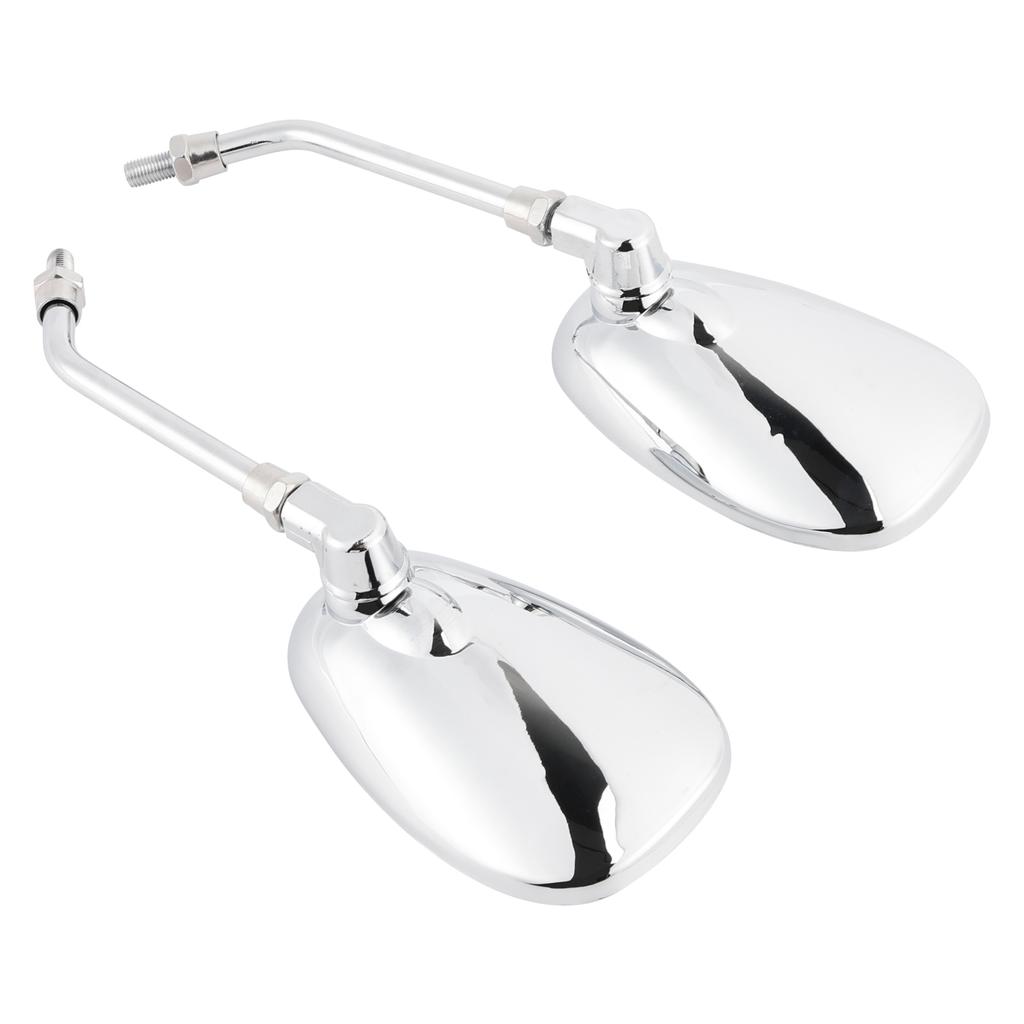 Pair Black M10 Rearview Mirrors For Yamaha V-Star XVS650 1998-2004 XVS1100 00-09