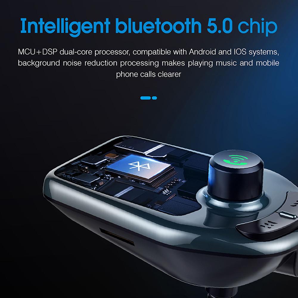 Noul Mp3 Player Bluetooth Car Kit Music Player FM Transmitter Modulator cu 3.0a Dual Usb Car Charger Boxes Conexiune AUX