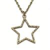 Pentagram keltisk knut hänge stjärna Halsband måne sol Smycken Amulett hantverk 45 cm eller 70 cm lång kedja