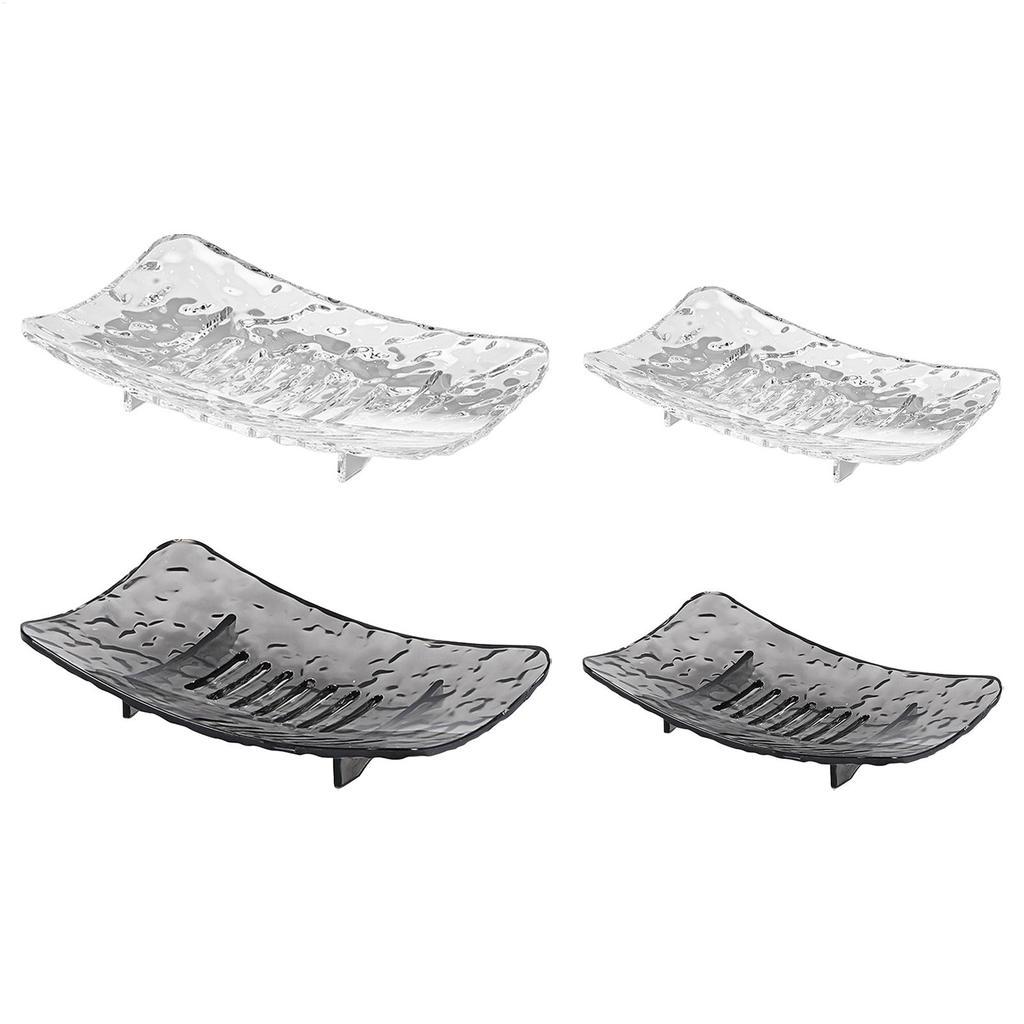 Bar Soap Holder Drain Hole Design Soap Dishes Non-Slip Base Soap Saver Soap Tray Shower Soap Drainer Modern Bathroom Accessories