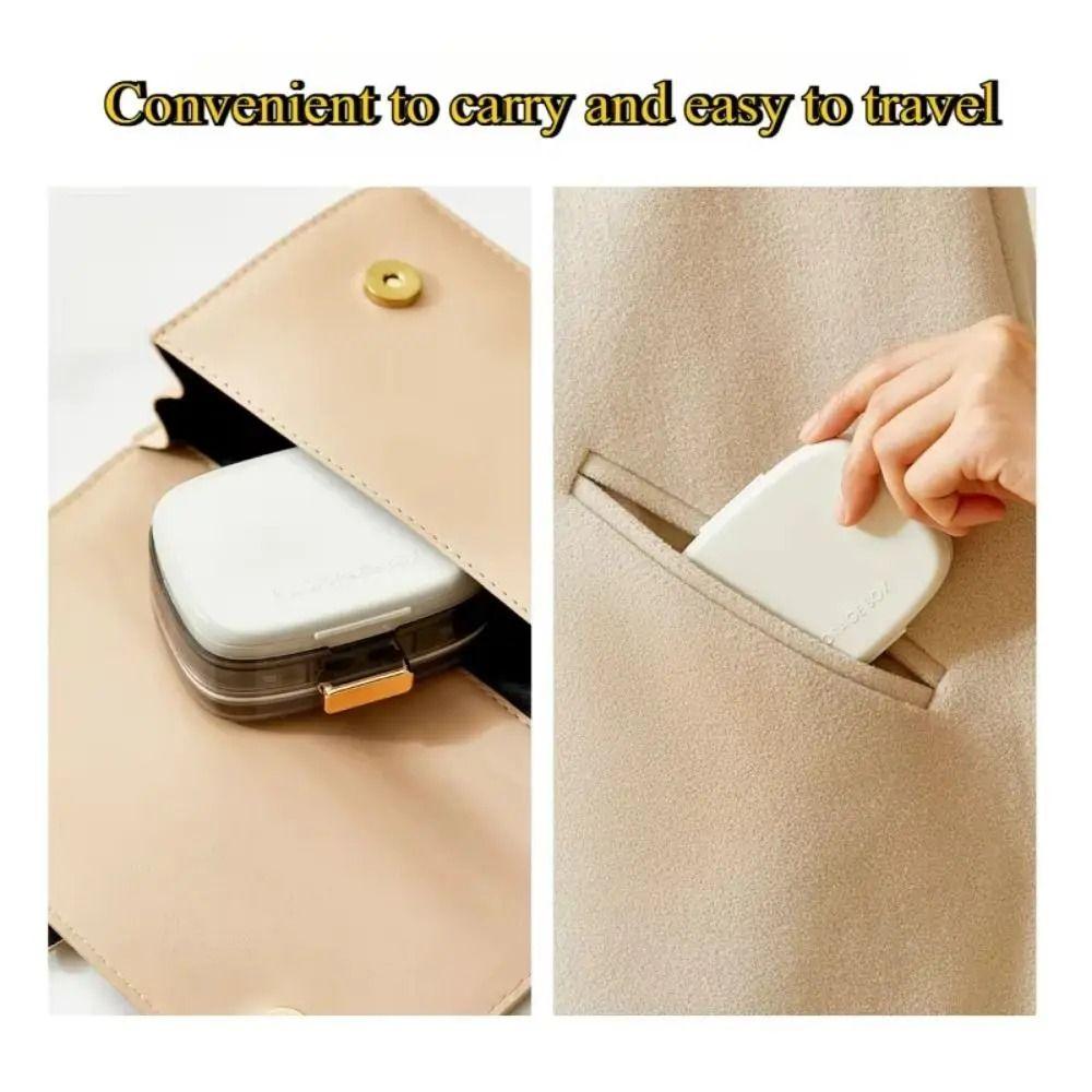 Large Capacity Medicine Tablet Organizer Sealed Pill Container Box New Weekly Pill Case