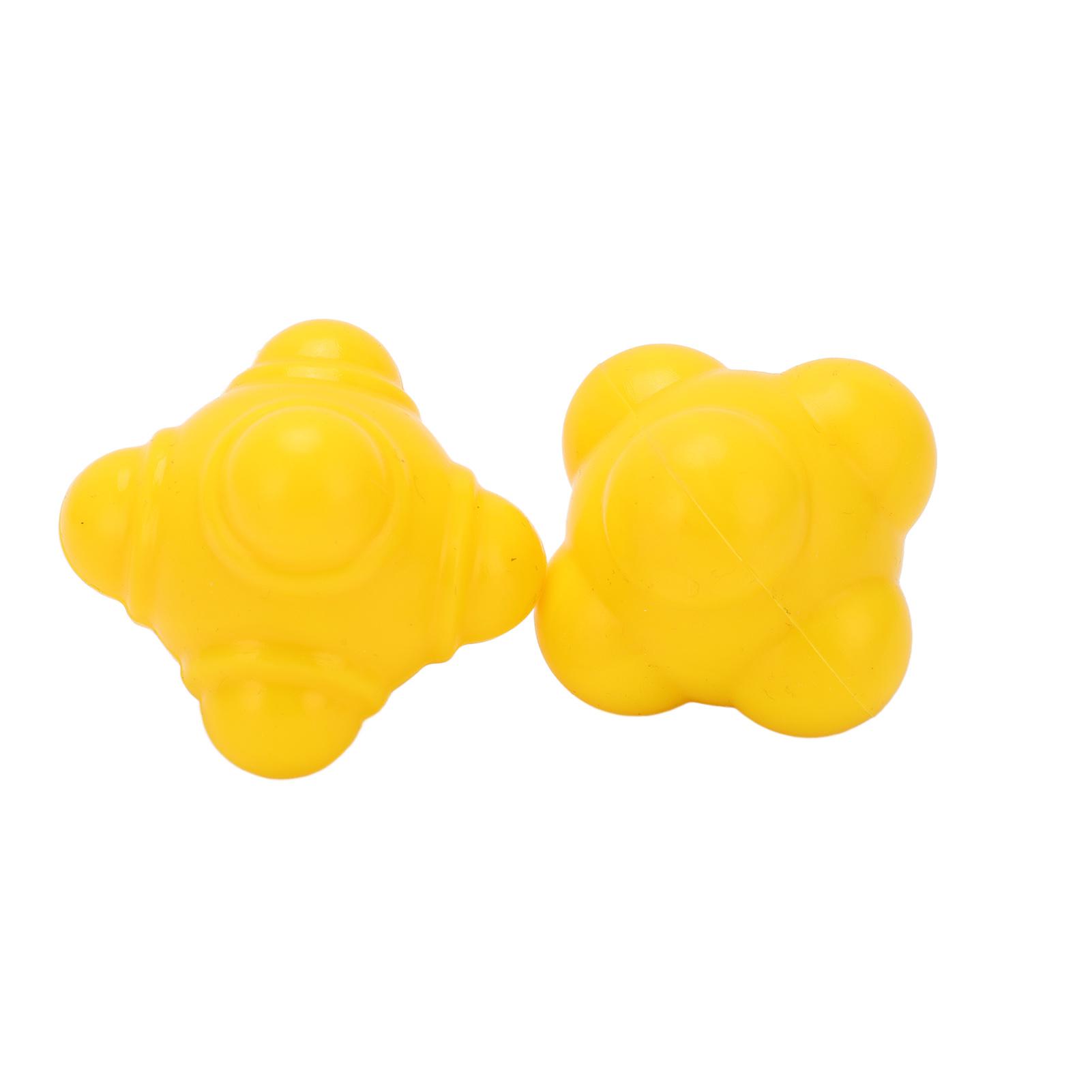 

2шт нерегулярный мяч для тренировки ловкости, координации рук и глаз, резиновый мяч для рефлексов