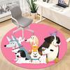 1 Stück Hunde und Katzen Stuhlteppich für das Büro, rutschfest, weich und langlebig, Perfekt für das Büro yy260131050