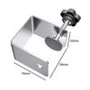 2Pcs Cabinet Mounting Clip G Clamp Jig Stainless Steel Clamping Tool Adjustable for Woodworking