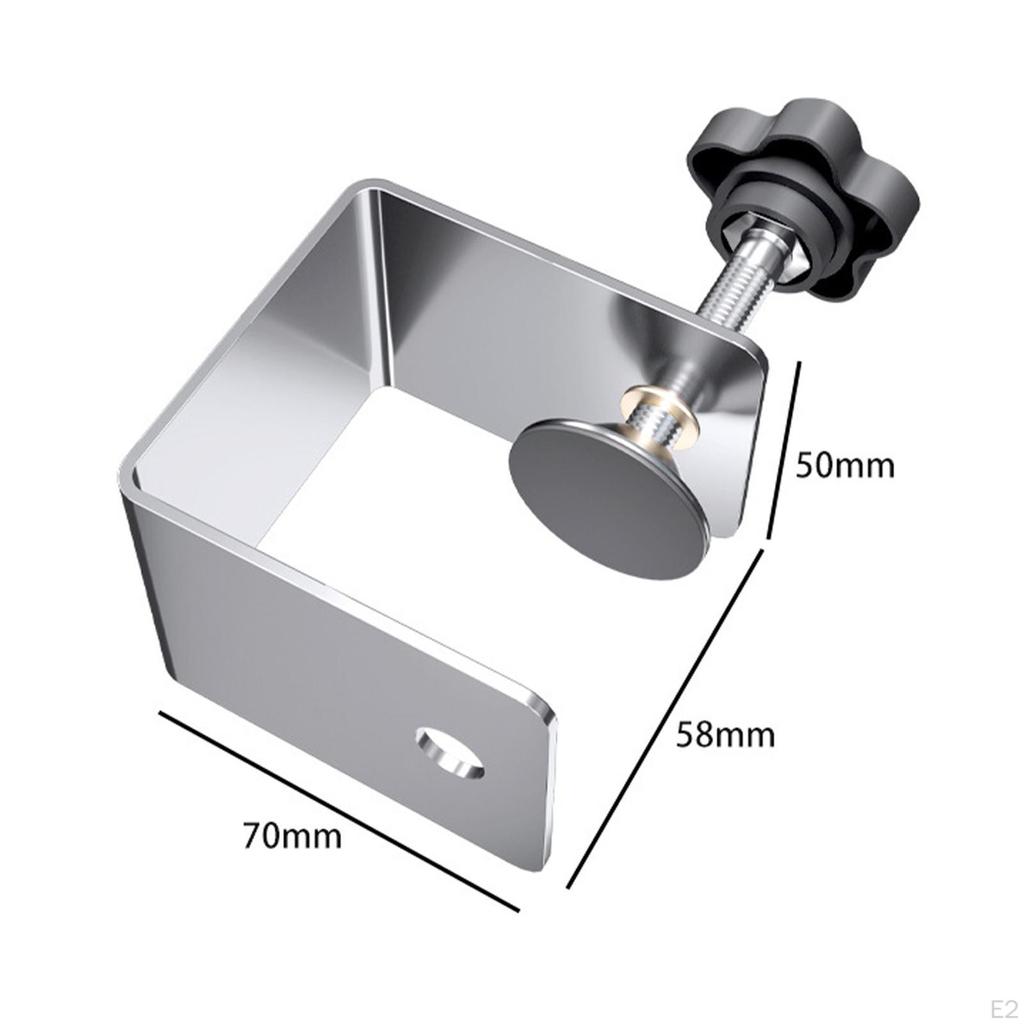 2Pcs Cabinet Mounting Clip G Clamp Jig Stainless Steel Clamping Tool Adjustable for Woodworking