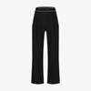 FAIRLIAR GOLF Elastic Waist Wide Pants (Black)