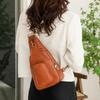 Soft Leather Chest Bag Vintage Fashion Women's Bags Crossbody Bag Backpack
