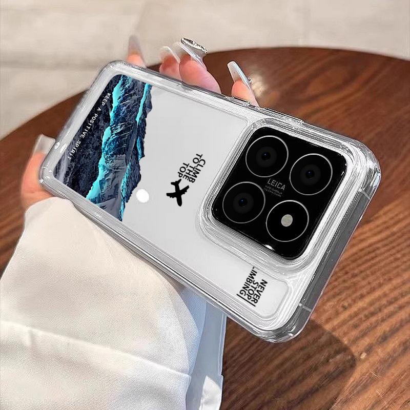 Pro Xiaomi 14T 13T Pro Redmi Poco X6 Pro M6 X5 Kryt Skořepina Note 14 Pro 13 12 11 Vzor Srdce Měkký Silikon Nárazuvzdorný Průhledný Tenký Kryt na Telefon