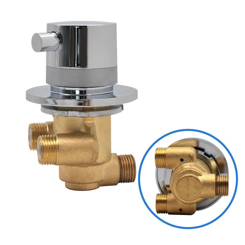 

Термостатичний змішувач для душу Клапан Змішувач холодної та гарячої води Змішувач Латунний Клапан перемикач для душу Термостат