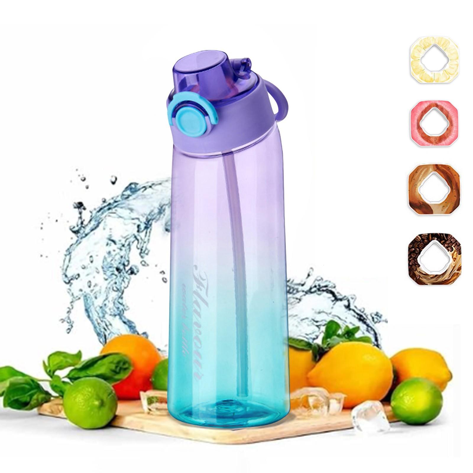 

Бутылка для воды с 4 капсулами, бутылка для фруктовой воды емкостью 900 мл, чашка для воды с 0% сахара, чашка для спортивной воды One Size