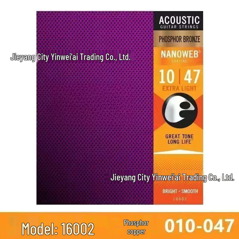 Yilikes Guitar Strings: Models 11002, 11027, 11052, 16002, 16027, 16052