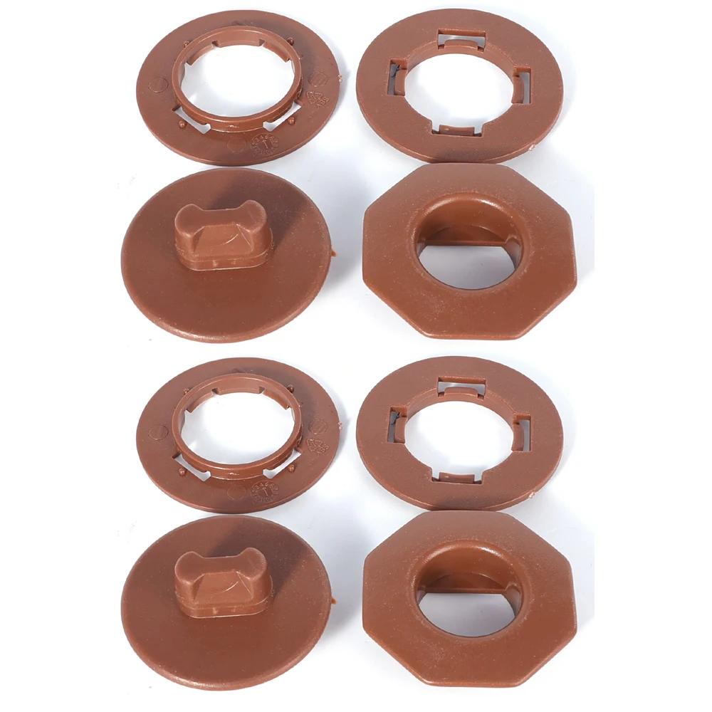 8/4-teilige Befestigungsschnalle für Autofußmatten, abnehmbare, doppellagige Autofußpolster, rutschfeste Klemmschnalle, universelle Auto-Lederteppich-Fixierung