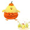 Funny Doodle Chicken Plush Toy Pumpkin Doll Cartoon Stuffed Animal For Halloween Gift
