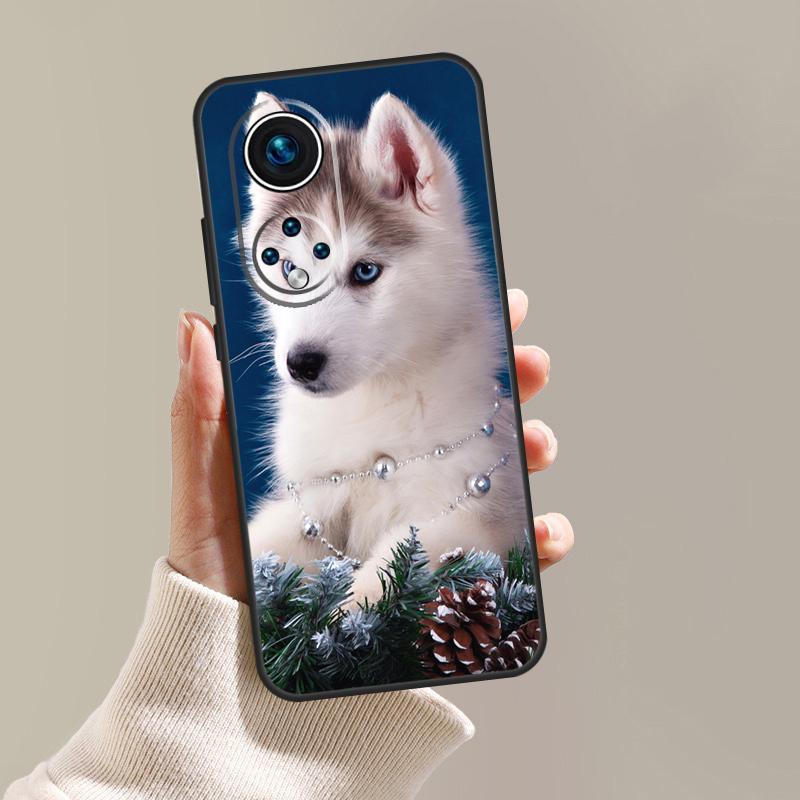 Animal Husky Puppy Case For Honor Magic 8 6 5 7 Lite 400 Pro 200 90 70 50 X8c X8b X9a X9b X9c X9d Win RT Cover