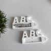 Abc Letter Gift Holder Silicone Mold For School Season Cash Chocolate Gift Decoration Gypsum Drip Mold