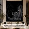 Custom Text Printed Tapestry Alien Xenomorph Pattern Large Wall Hanging Indoor Room Decor