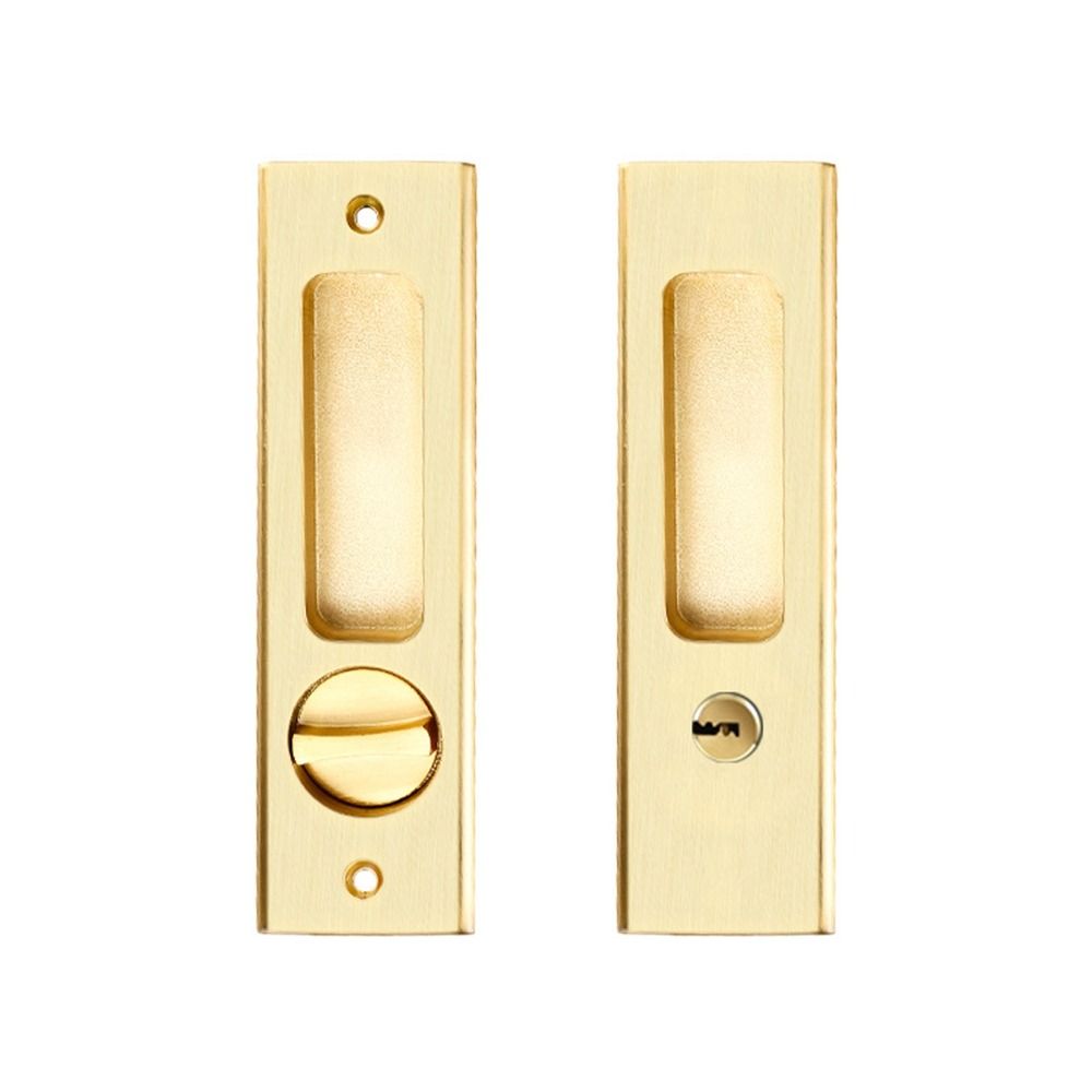 Zinc Alloy Sliding Door Lock Hidde Hidde Handle Lock New Door Pull Lock  Sliding Door