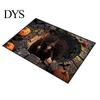 Non-slip Entrance Mat for Indoor 3D Halloween Rug, Spooky Skeleton Depth Pattern Durable Washable Door Rug Absorbent Front Bathroom Entryway