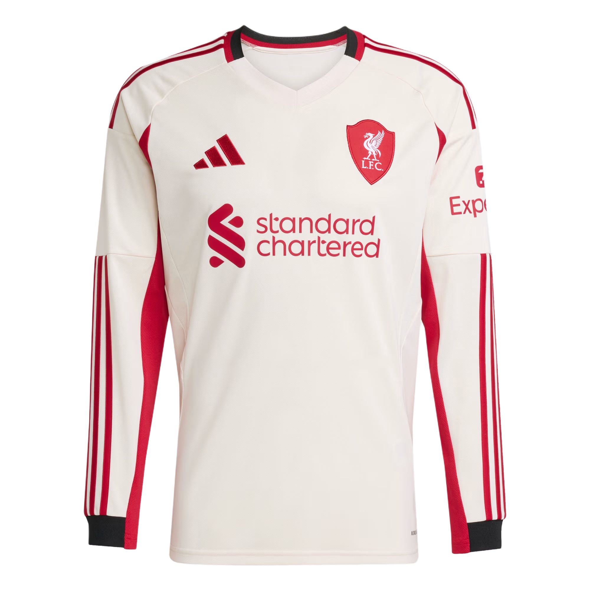 

New Adidas Free Shipping With AdiClub Liverpool Fc 25/26 Long Sleeve Away Jersey JV6448 2XL