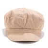 Solid Color Octagonal Hat Beret Painter Hat Outdoor Casual Style Hat for Women New Year Presents Valentine's Gifts