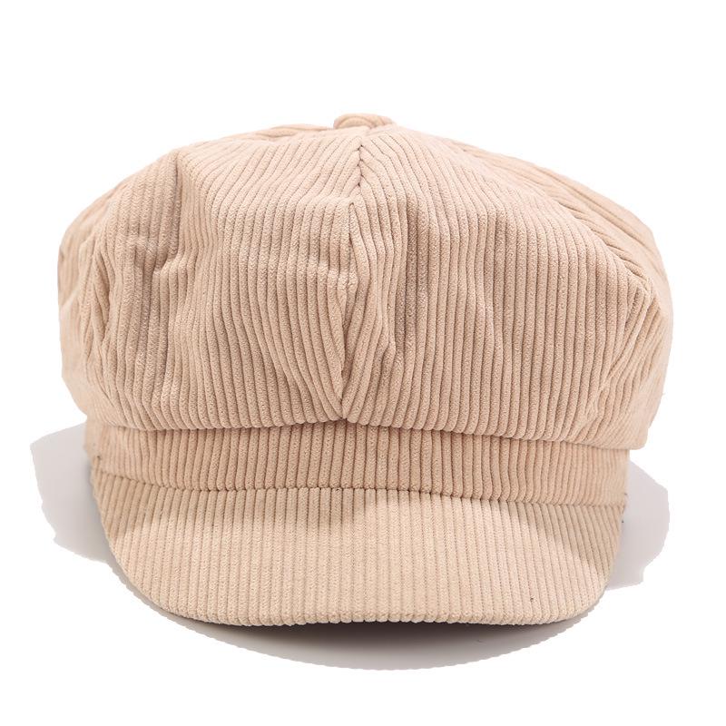 Solid Color Octagonal Hat Beret Painter Hat Outdoor Casual Style Hat for Women New Year Presents Valentine's Gifts