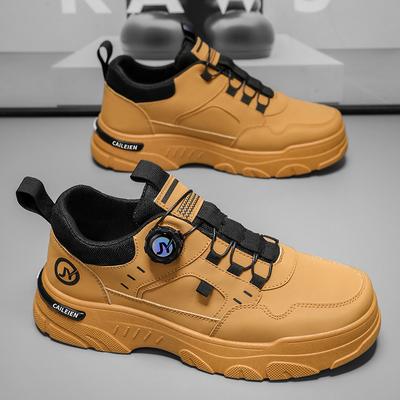 Autumn Men's Shoes 2025 New Breathable Tooling Shoes Men's Trend Versatile Martin Boots Men's Platform Casual Board Shoes