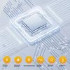 Automatic Stop Charging 4Bay 3.7V Li Battery Charging adapter USB Port For Multiple Devices Safe Reverse Polarity Protections