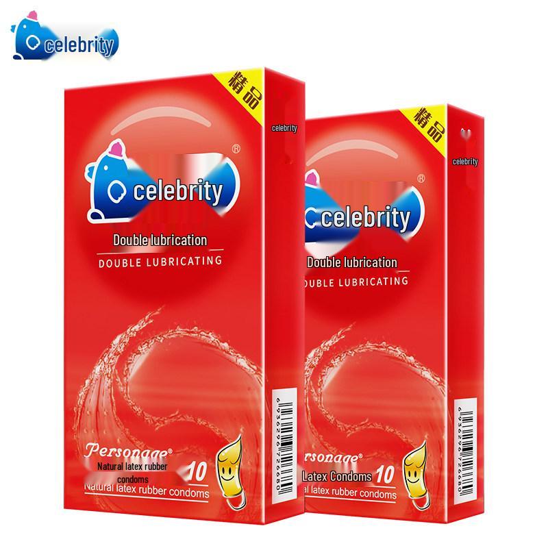 Preservativi Celebrity Ultra-Sottili all'Acido Ialuronico - Sensazione Pelle Nuda, 3pz & 10pz, Pianificazione Familiare Adulti.