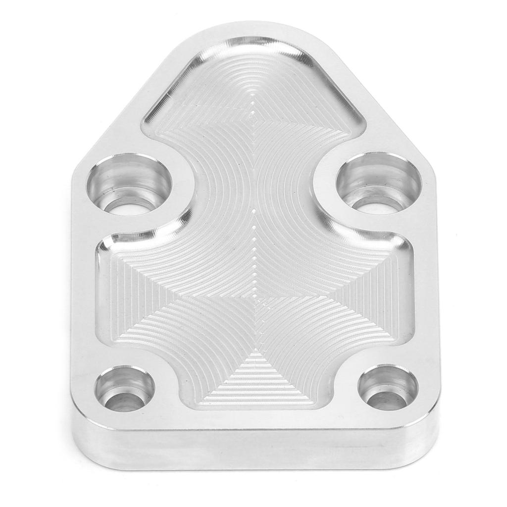 Fuel Pump Mounting Plate Kit with Gasket Fit for Chevy Small Block 283 327 350 400 Engines